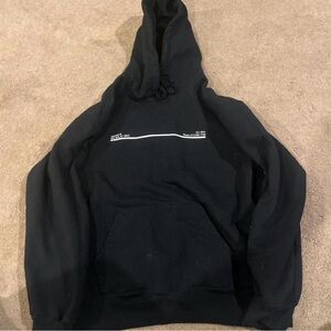Supreme Shop Hoodie Black Size Large